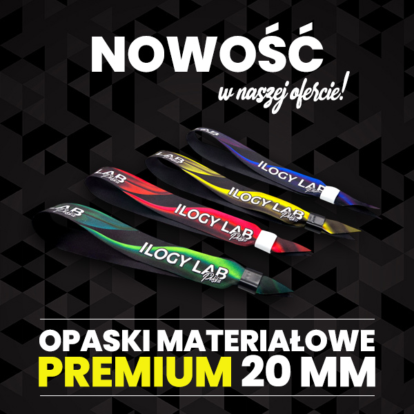 Opaski materiałowe na rękę PREMIUM